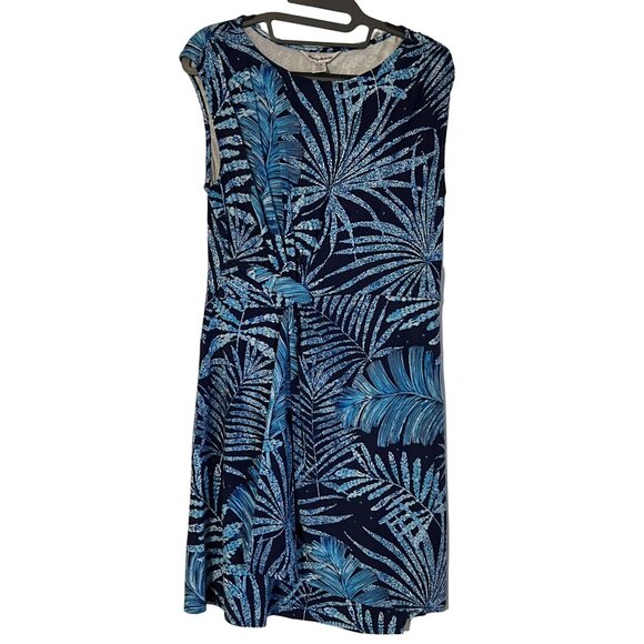 Tommy Bahama Through the Fronds Dress Women's Size Medium New with Tags Smoke fr - Picture 2 of 8